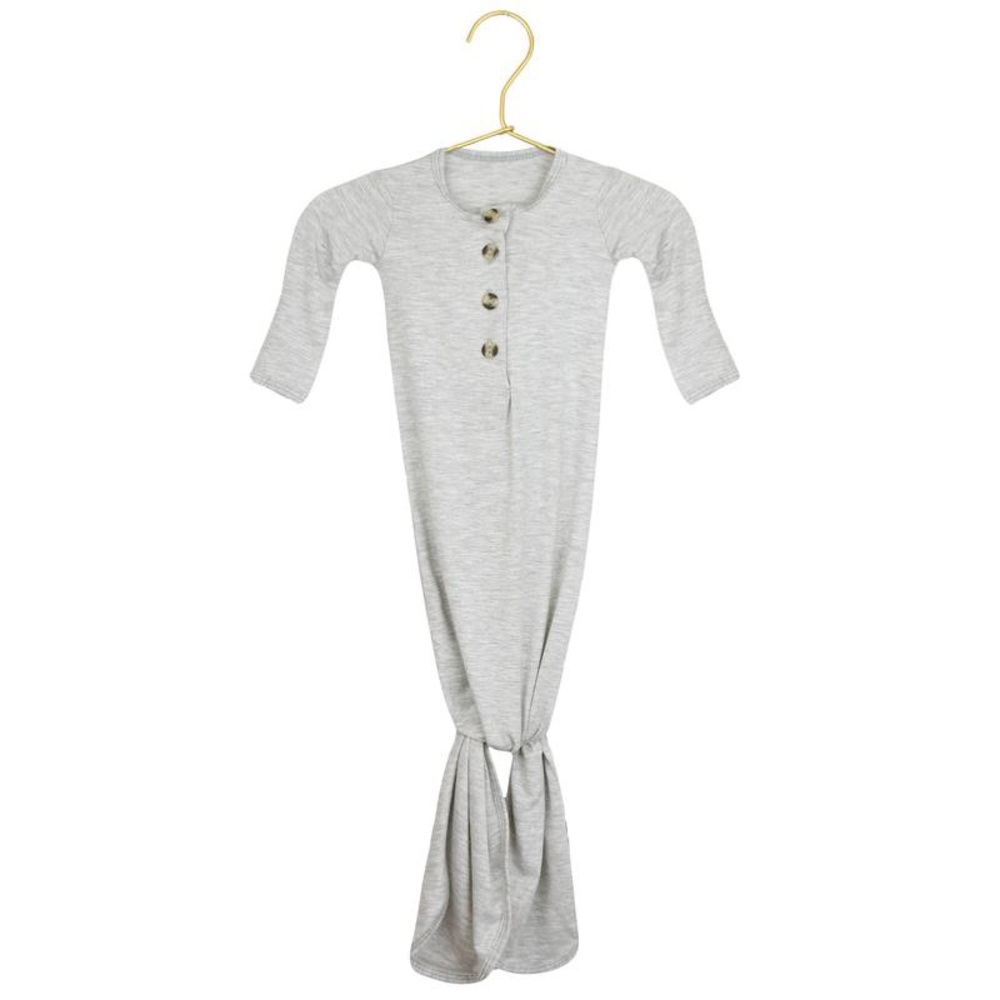 Lou Lou & Company Newborn Knotted Gown- Milo